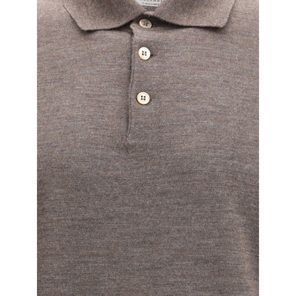 Brunello Cucinelli Virgin Wool Polo Shirt