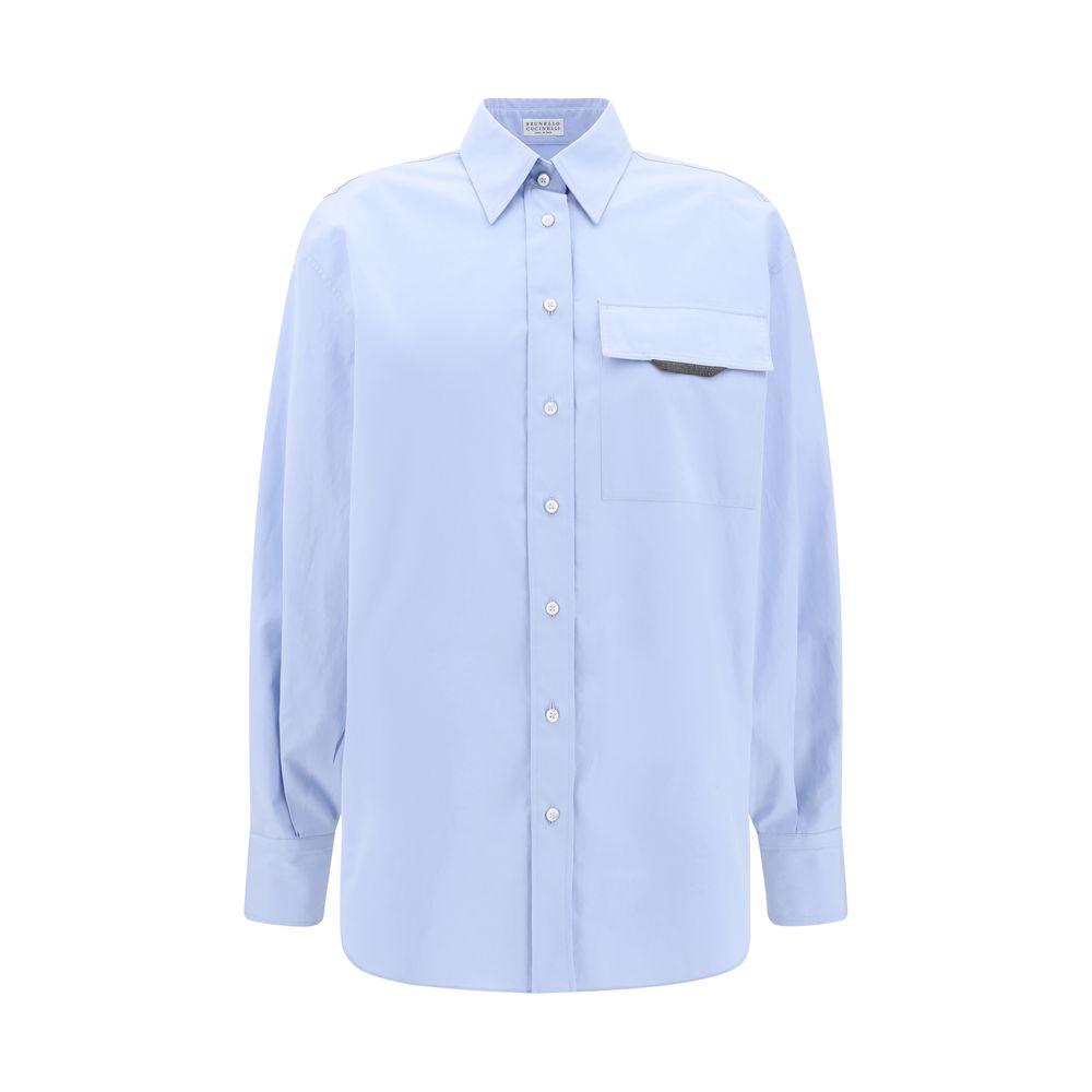 Brunello Cucinelli Shirt with Iconic Jewelry Detail