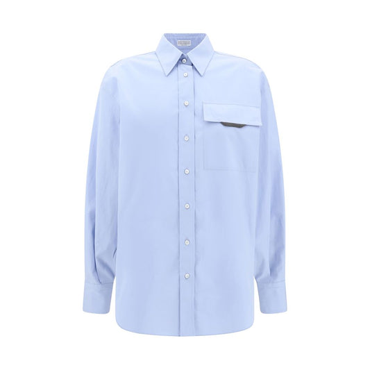 Brunello Cucinelli Shirt with Iconic Jewelry Detail