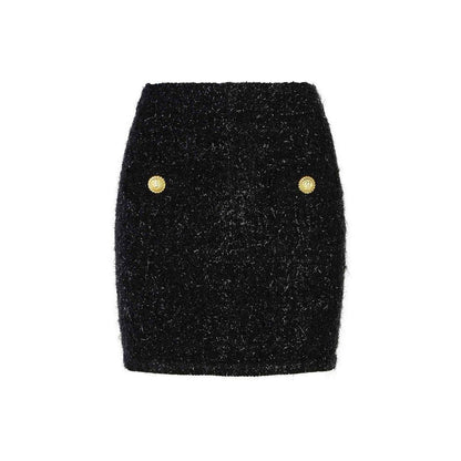 Balmain Tweed Mini Skirt – A Statement of Luxury and Style