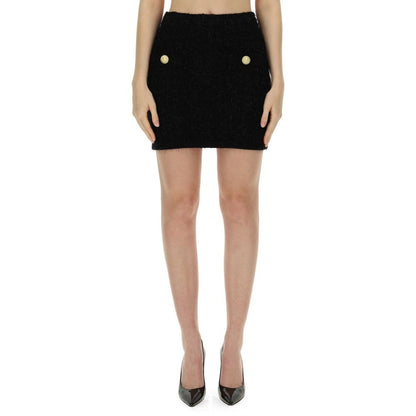 Balmain Tweed Mini Skirt – A Statement of Luxury and Style