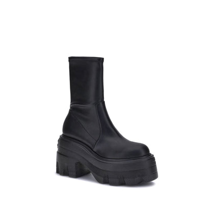 Casadei Faux Leather Ankle Boots