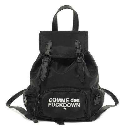 Comme Des Fuckdown Black Nylon Backpack: Urban Style and Convenience