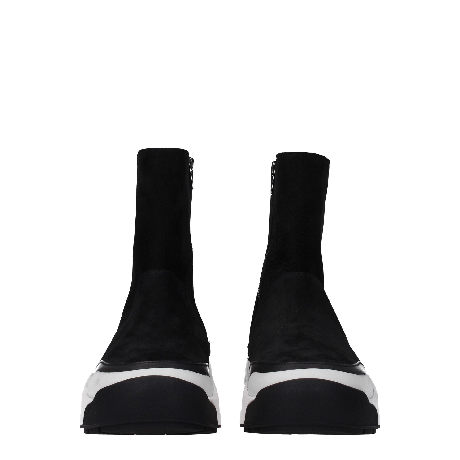 Kenzo Black Leather Ankle Boots - Stylish Casual Footwear