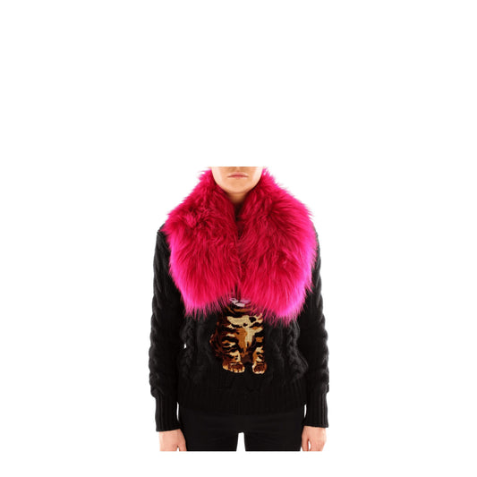 Mr. Mrs. Pink Fur Foulard