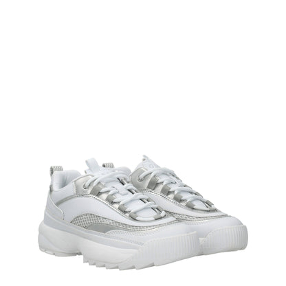 Guess White Polyethylene Sneakers