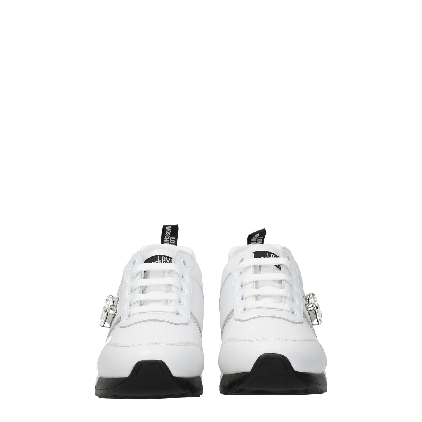 Love Moschino White Leather Sneakers
