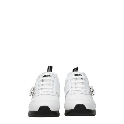 Love Moschino White Leather Sneakers