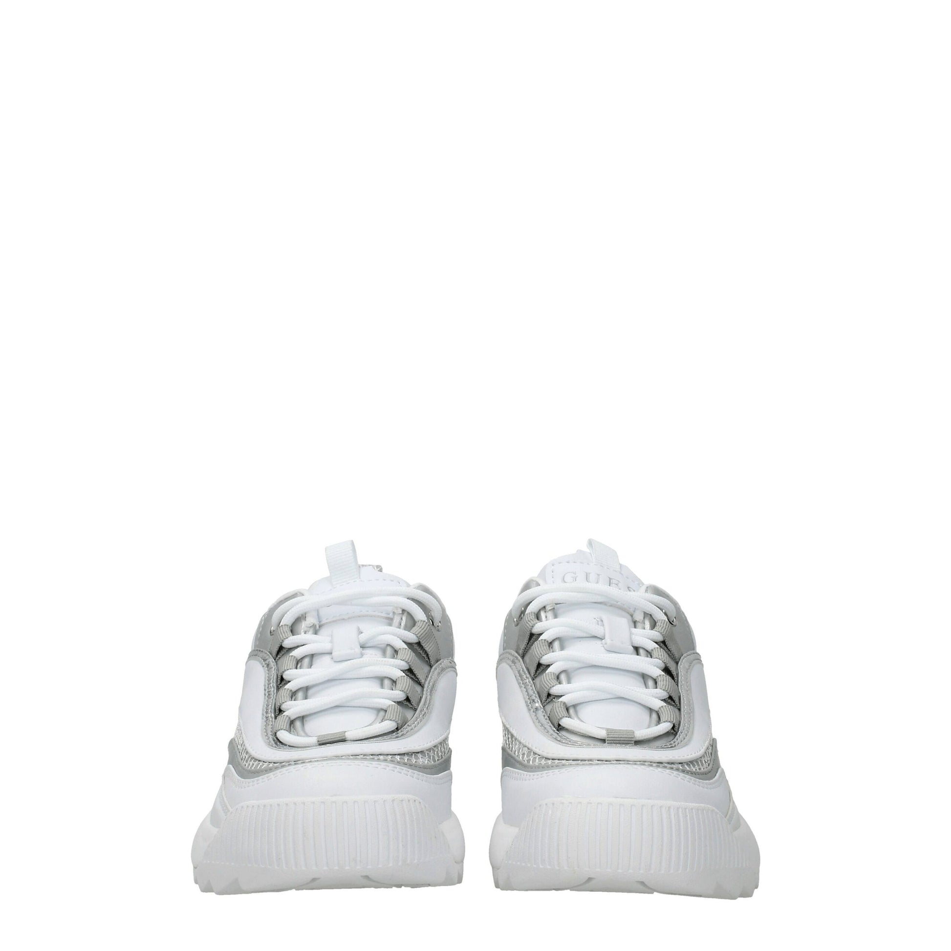 Guess White Polyethylene Sneakers