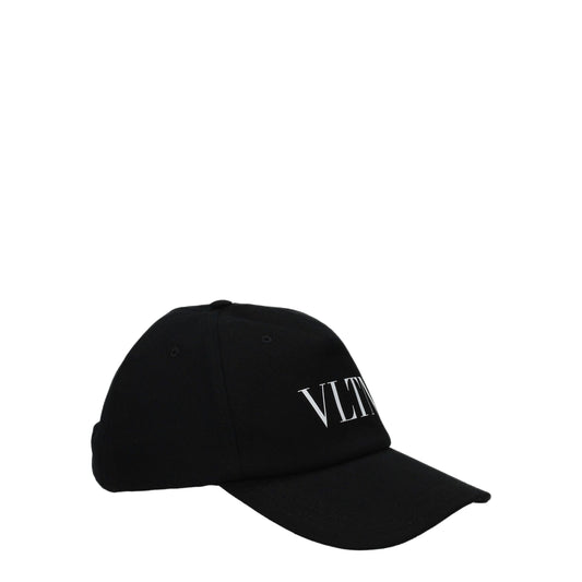 Valentino Garavani Black Cotton Hat - Elegant Casual Style