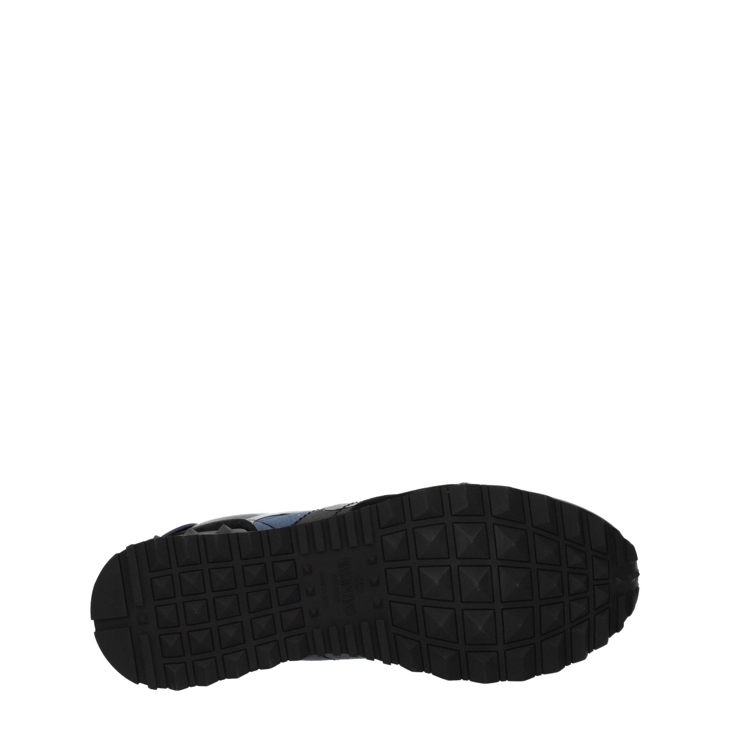 Valentino Garavani Blue Leather Sneakers with Signature Style