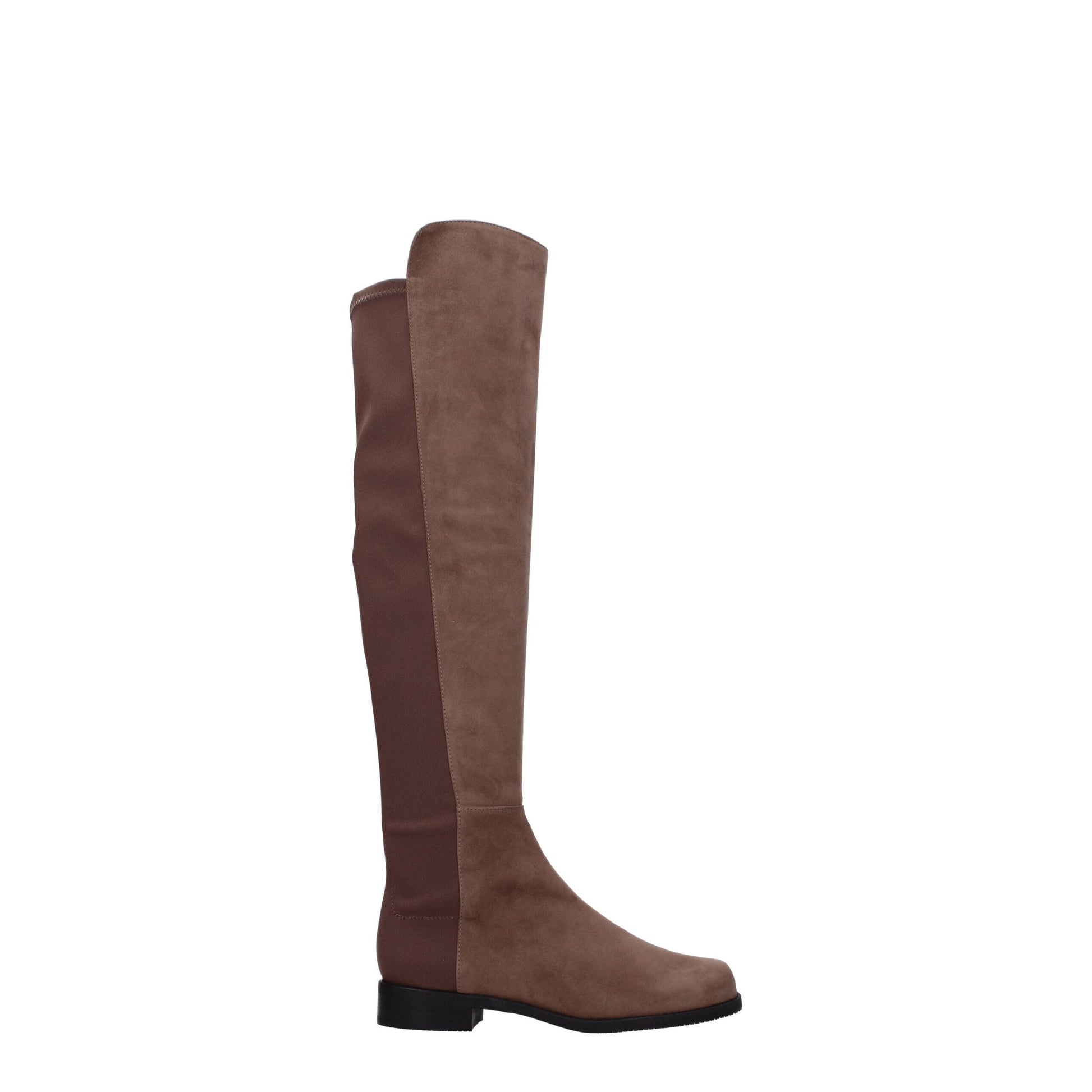 Stuart Weitzman Brown Leather Boot - Casual Elegance Redefined