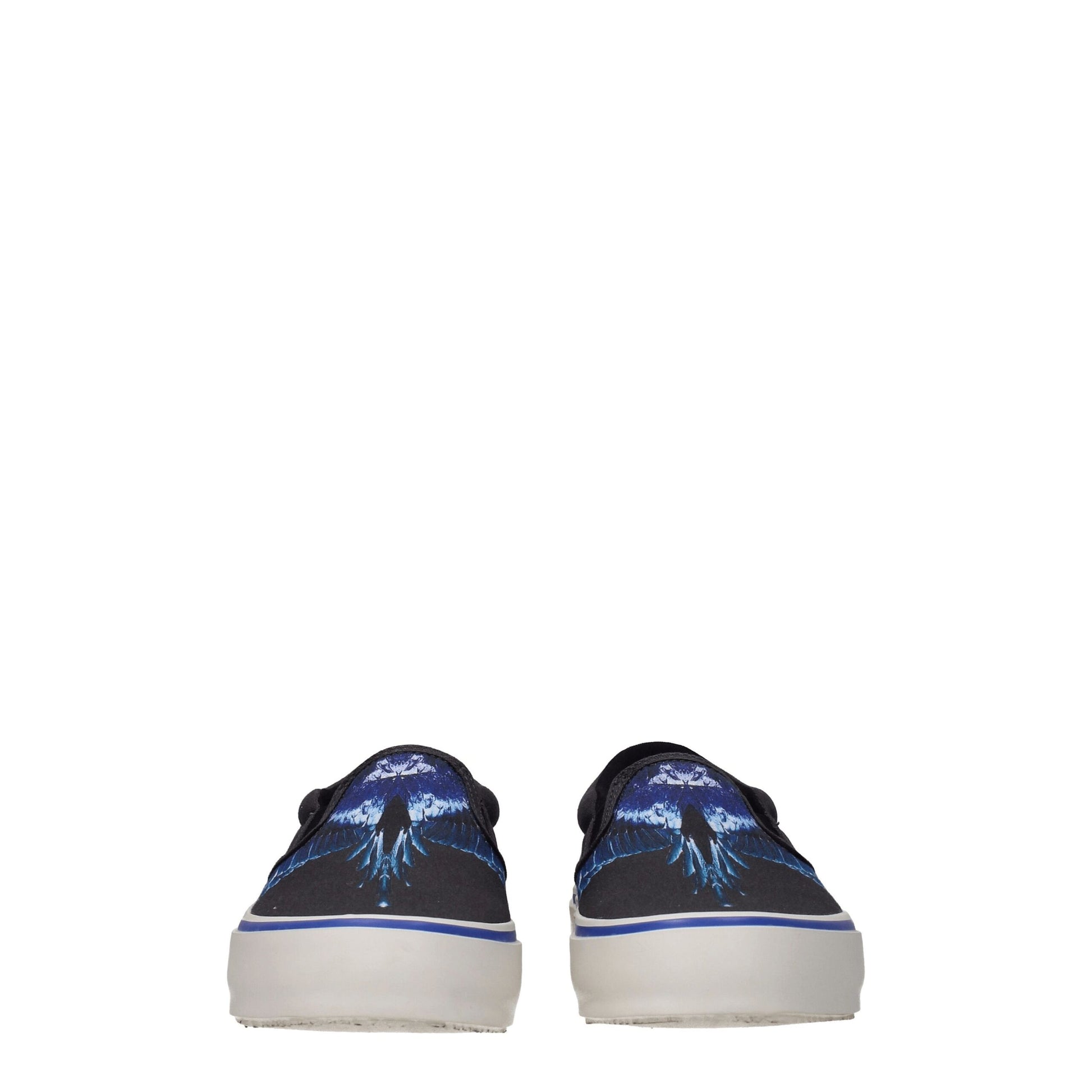 Marcelo Burlon Black Fabric Slip-On Loafer