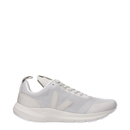 Veja Gray Fabric Sneakers - Sporty Glam Design