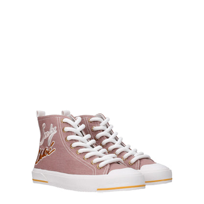 See By Chloé Nude Pink High-Top Sneakers - Chic Casual Footwear