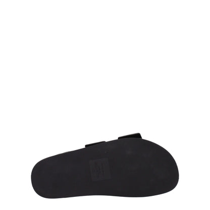 Valentino Garavani Black Leather Slipper