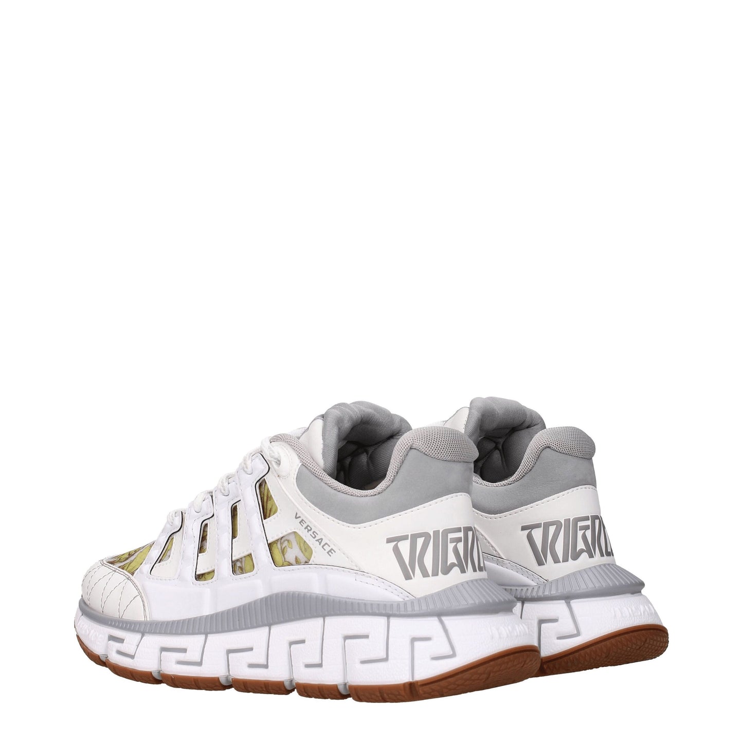 Versace White Leather Sneakers – Embrace Bold Glamour