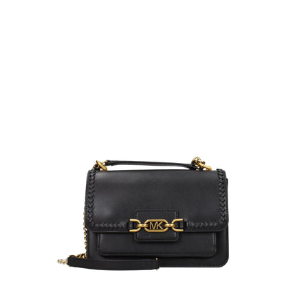 Michael Kors Black Leather Shoulder Bag