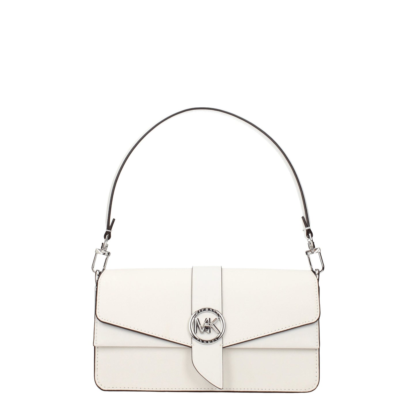 Michael Kors Optic White Leather Handbag
