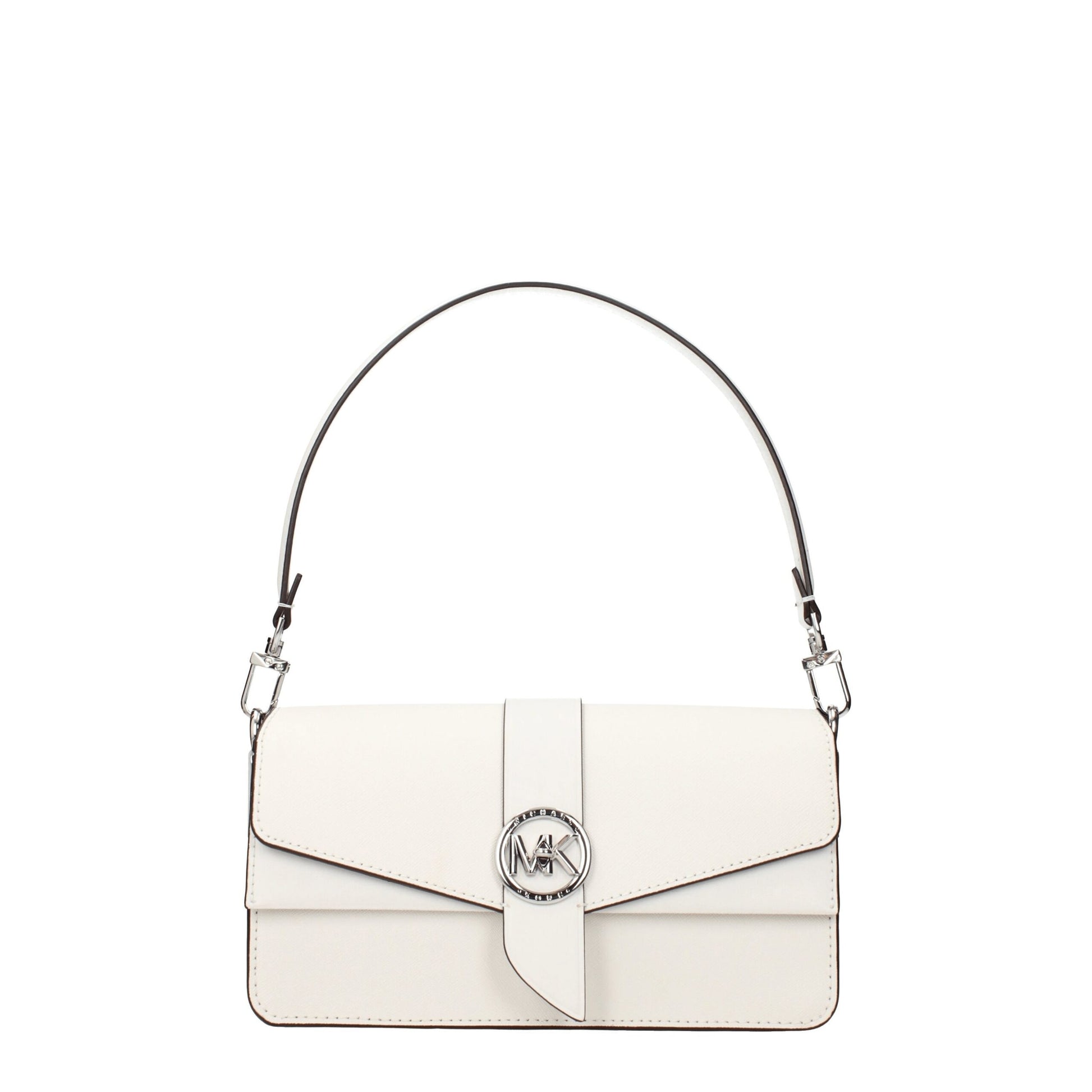 Michael Kors Optic White Leather Handbag