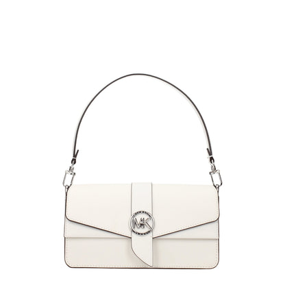 Michael Kors Optic White Leather Handbag