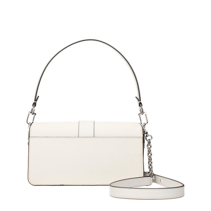 Michael Kors Optic White Leather Handbag