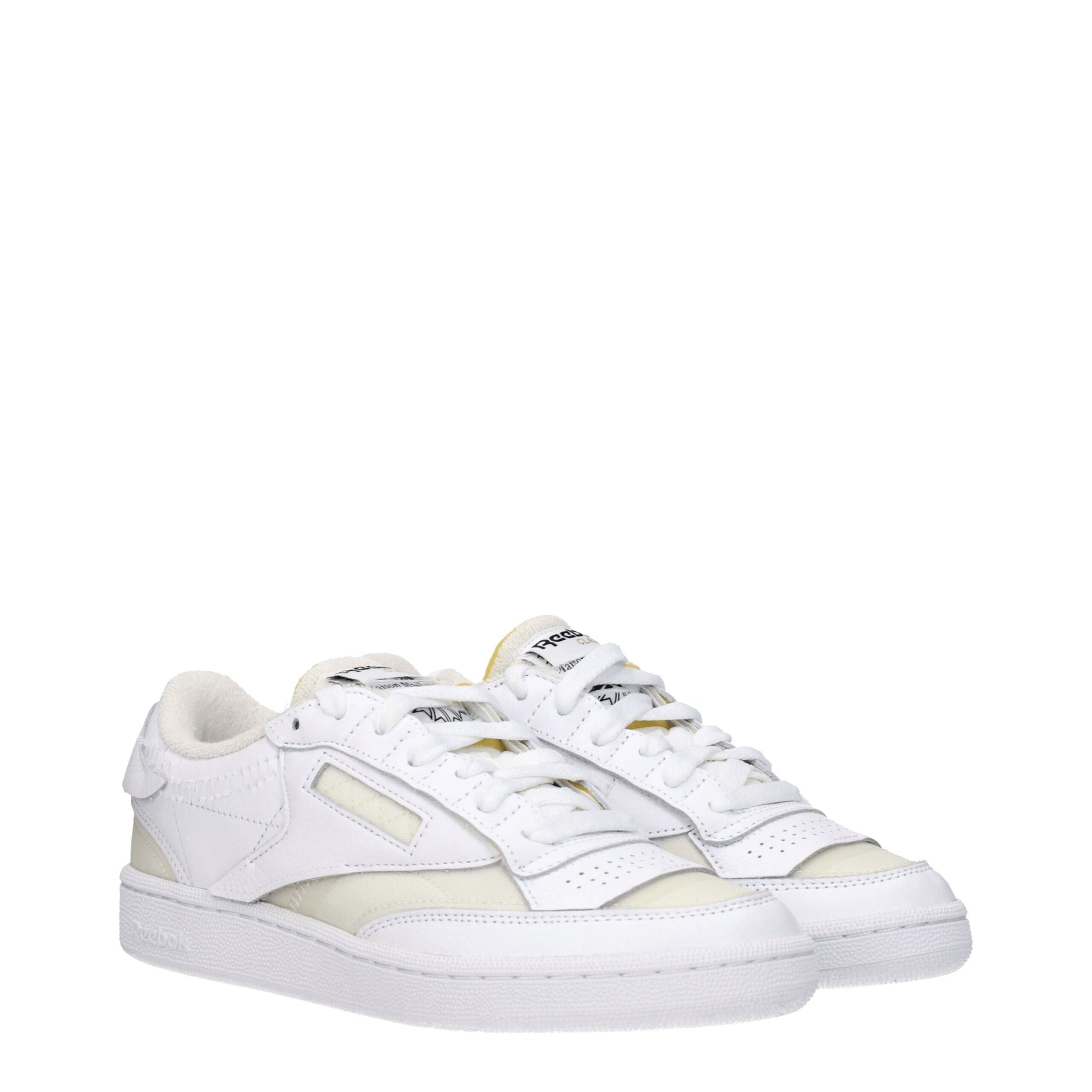 Maison Margiela White Fabric Sneakers – Style Meets Comfort