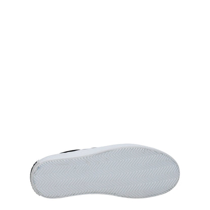 Marcelo Burlon Black Fabric Slip-On Loafer