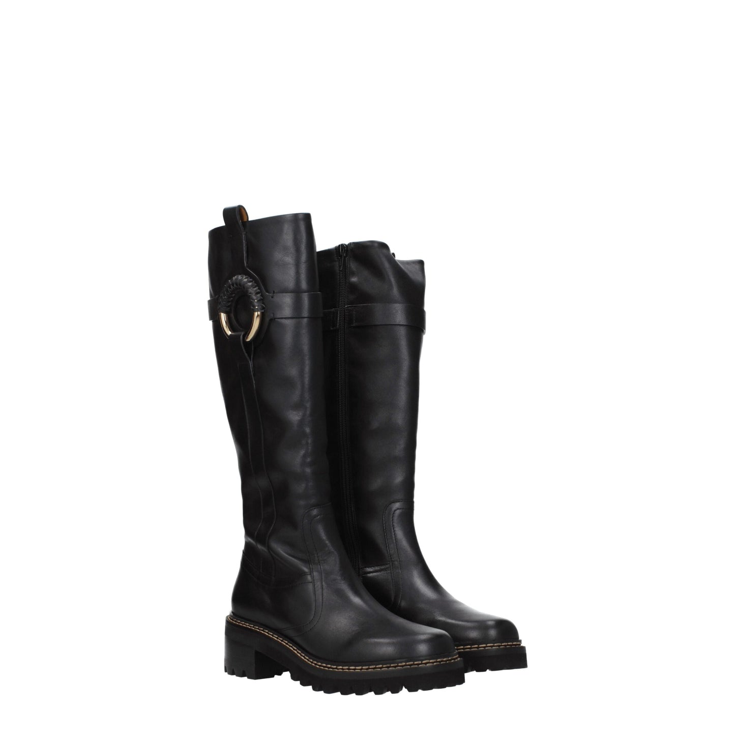 See by Chloé Black Leather Boot