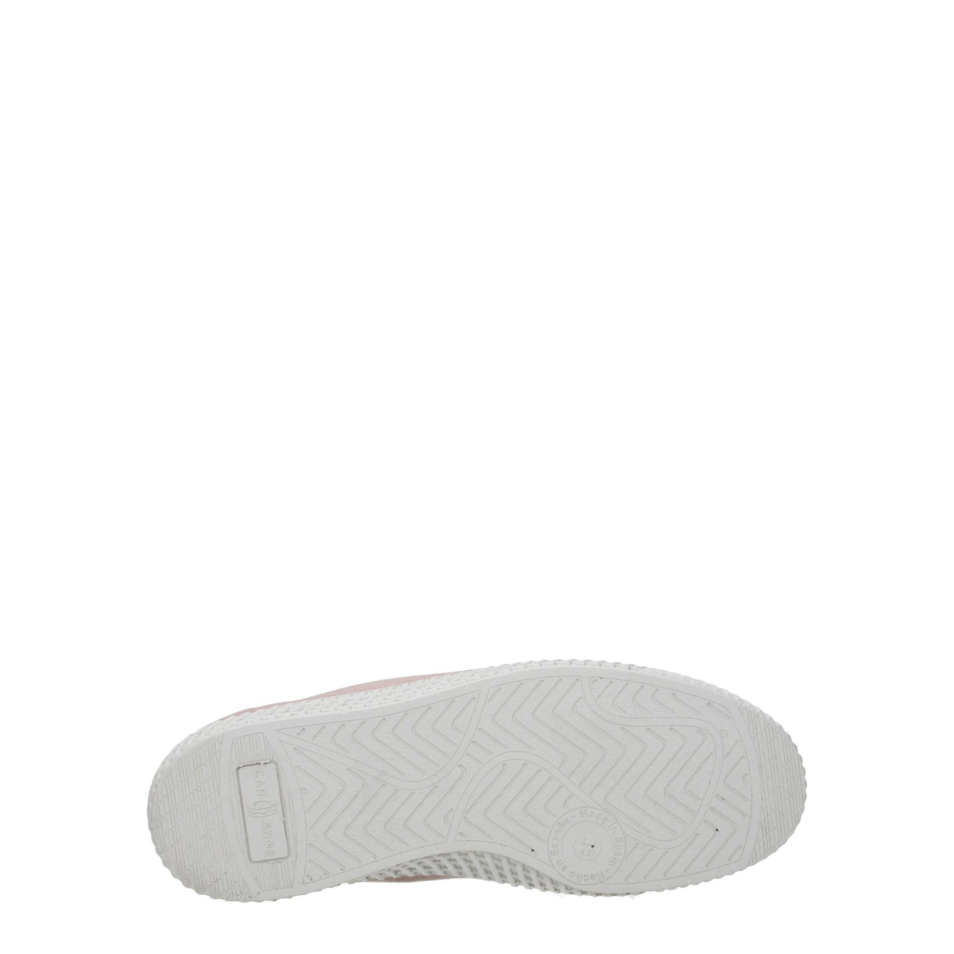 Car Shoe Pink Fabric Sneakers