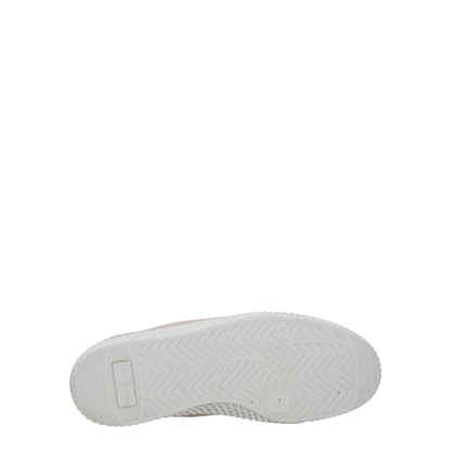 Car Shoe Pink Fabric Sneakers