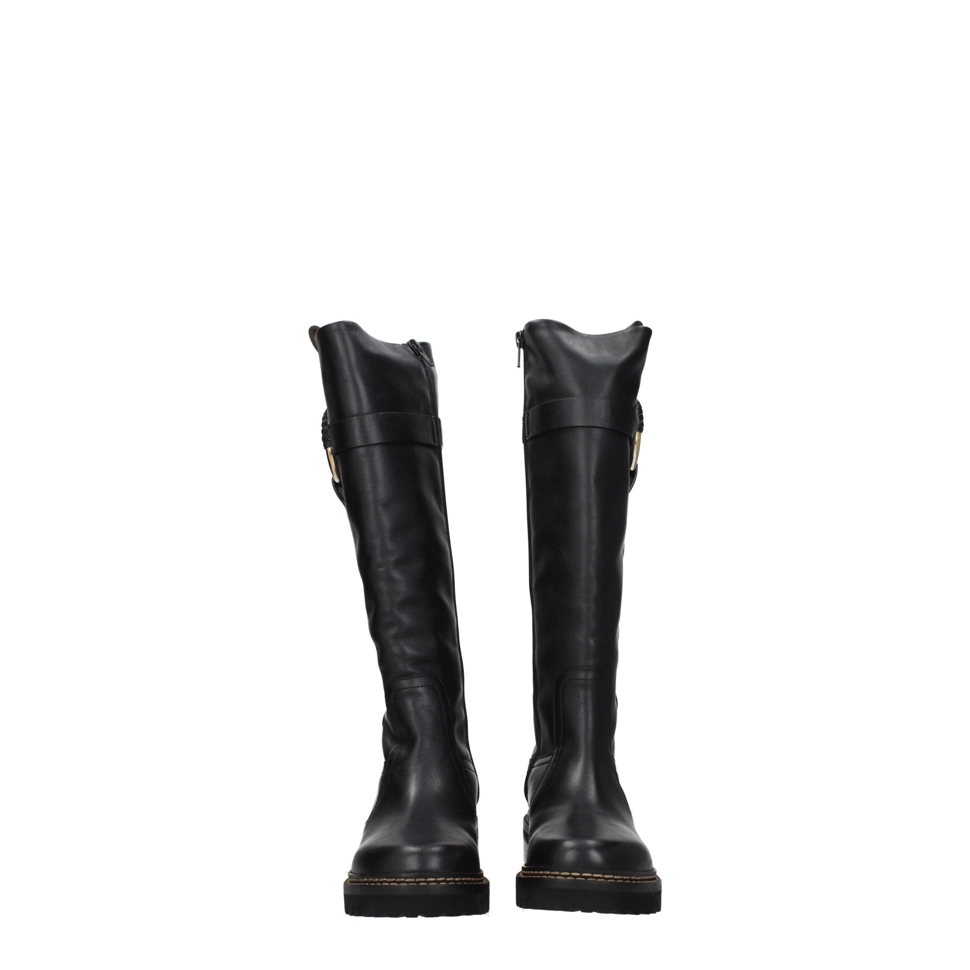 See by Chloé Black Leather Boot