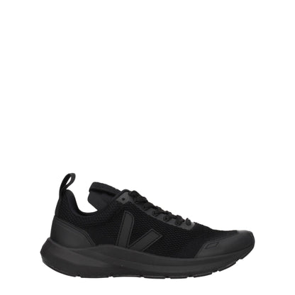 Veja Black Fabric Sneakers - Sporty Glam Style