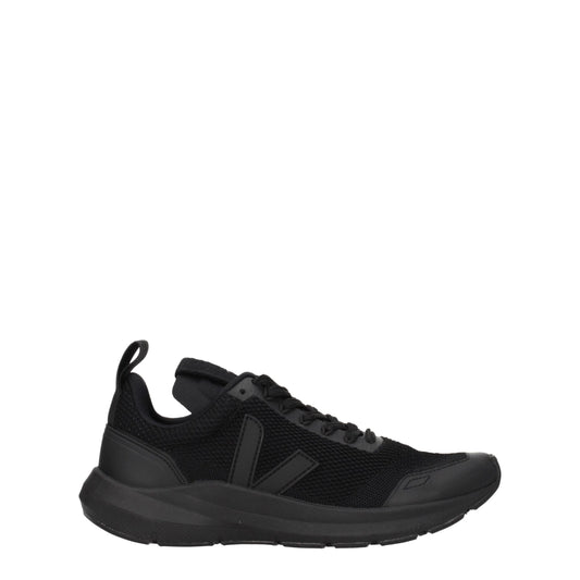 Veja Black Fabric Sneakers - Sporty Glam Style