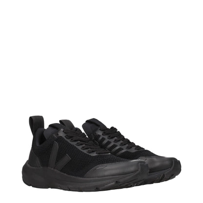Veja Black Fabric Sneakers - Stylish and Comfortable Footwear