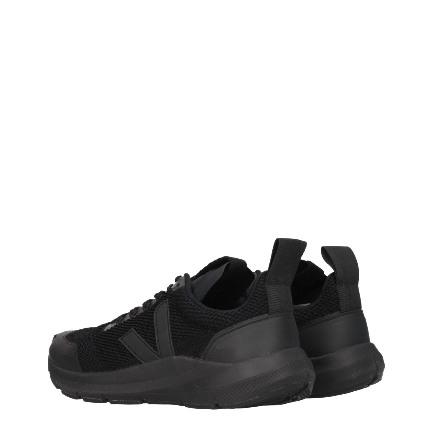 Veja Black Fabric Sneakers - Sporty Glam Style