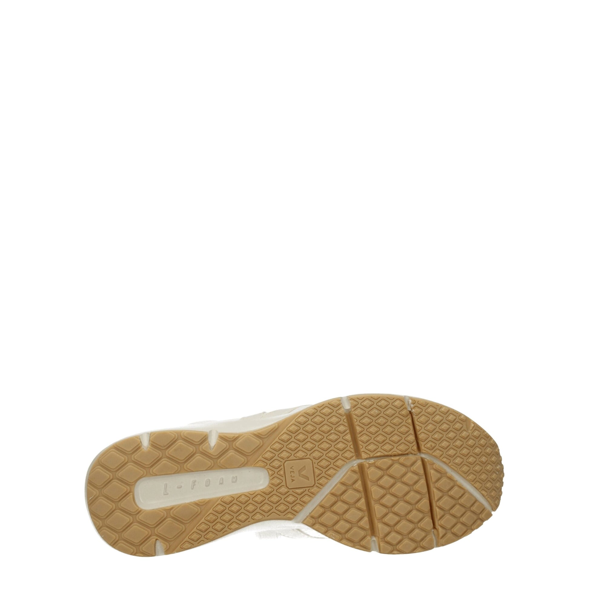 Veja White Fabric Sneakers - Sporty Glam Design