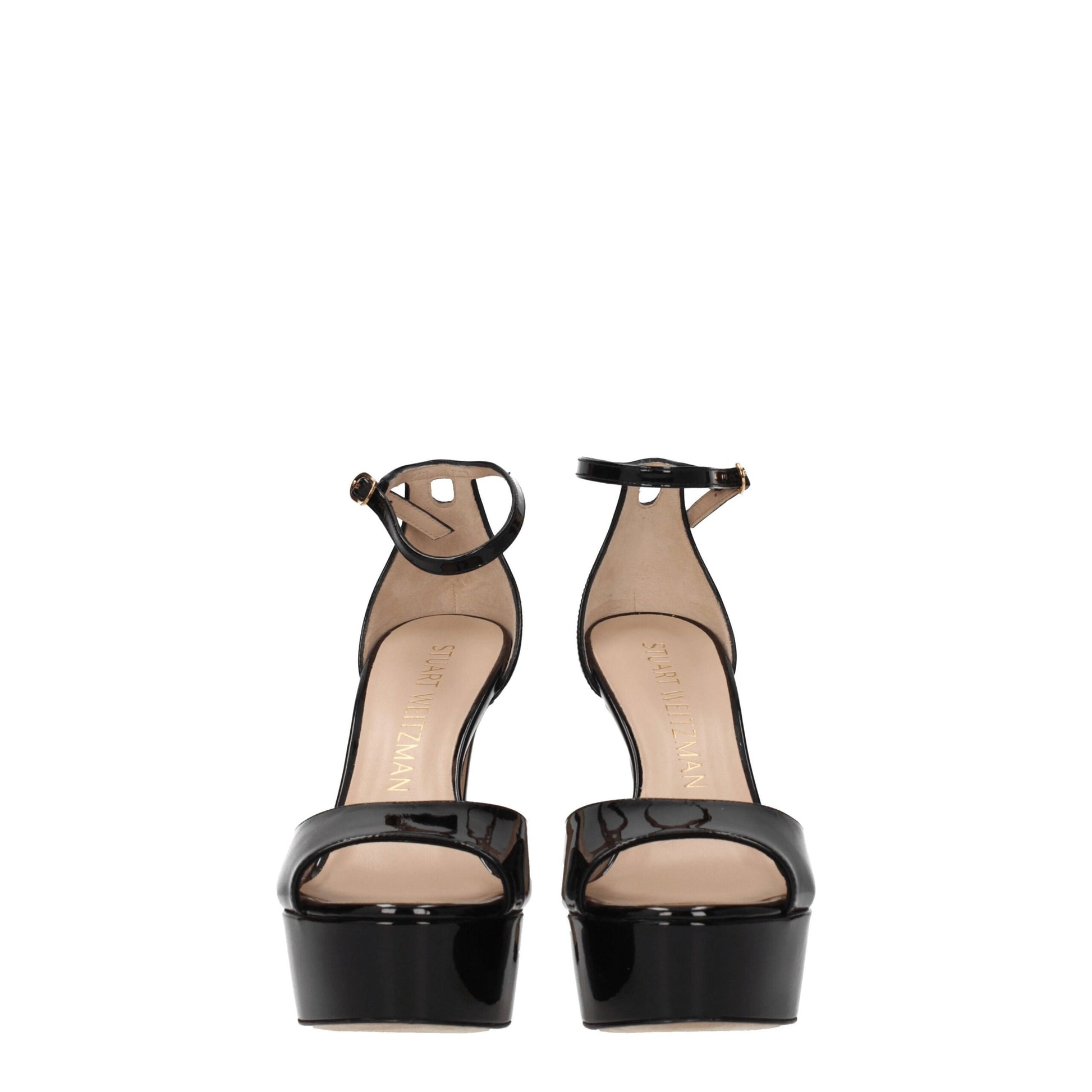 Stuart Weitzman Black Leather Sandal - Elevate Your Elegance