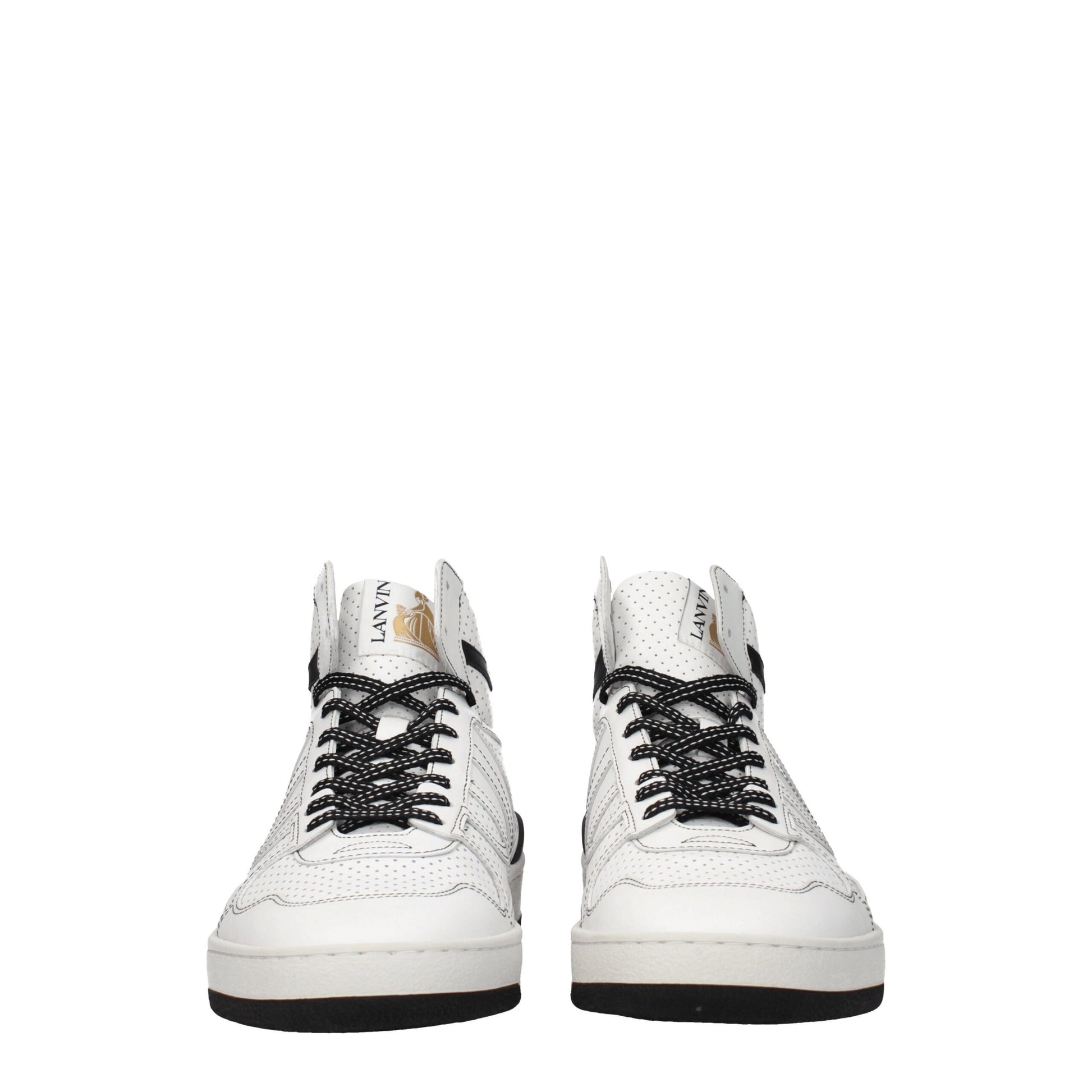 Lanvin White Leather Sneakers - Statement Street Style