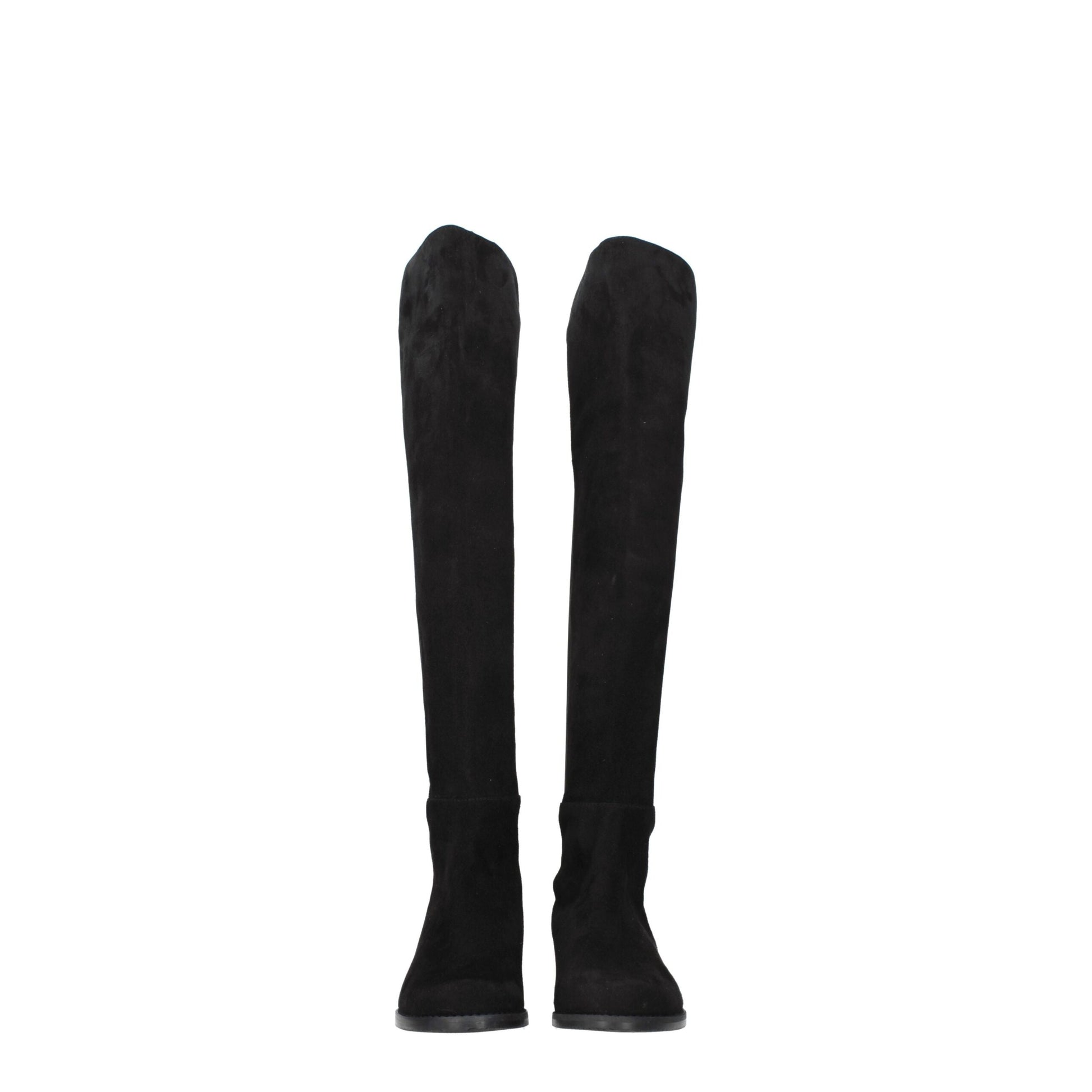 Stuart Weitzman Black Leather Boot - Stylish Comfort for Every Occasion