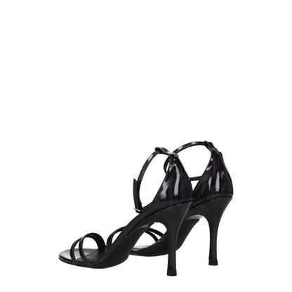 Furla Black Leather Sandal
