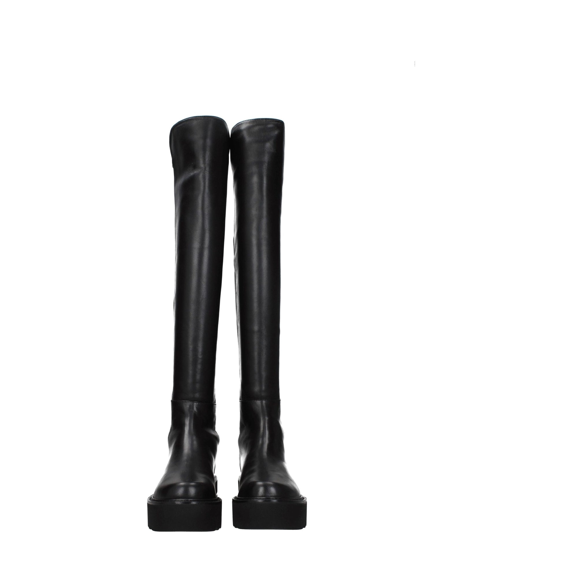 Stuart Weitzman Black Leather Boot
