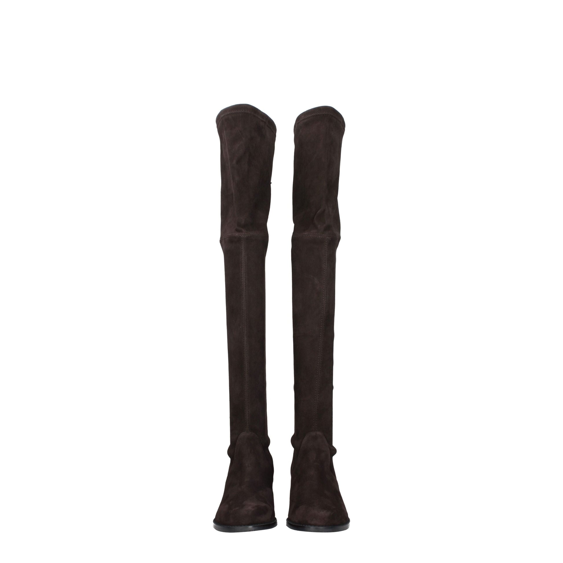 Stuart Weitzman Brown Leather Boot - Aged Vintage Suede Style