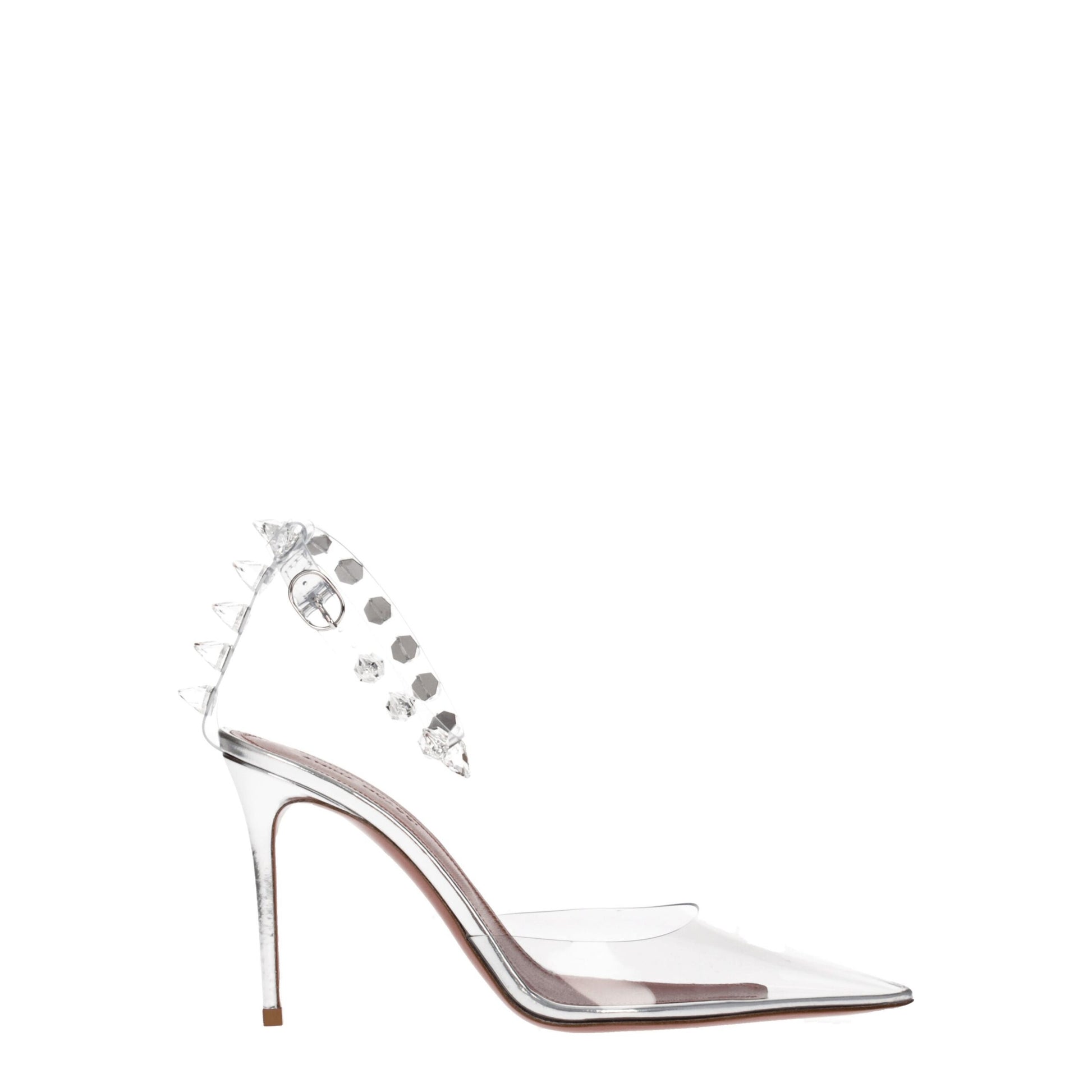 Amina Muaddi Transparent PVC Sandal