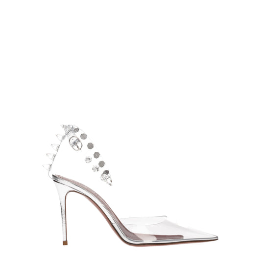 Amina Muaddi Transparent PVC Sandal
