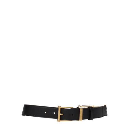 Versace Black Leather Belt - A Luxurious Statement Piece