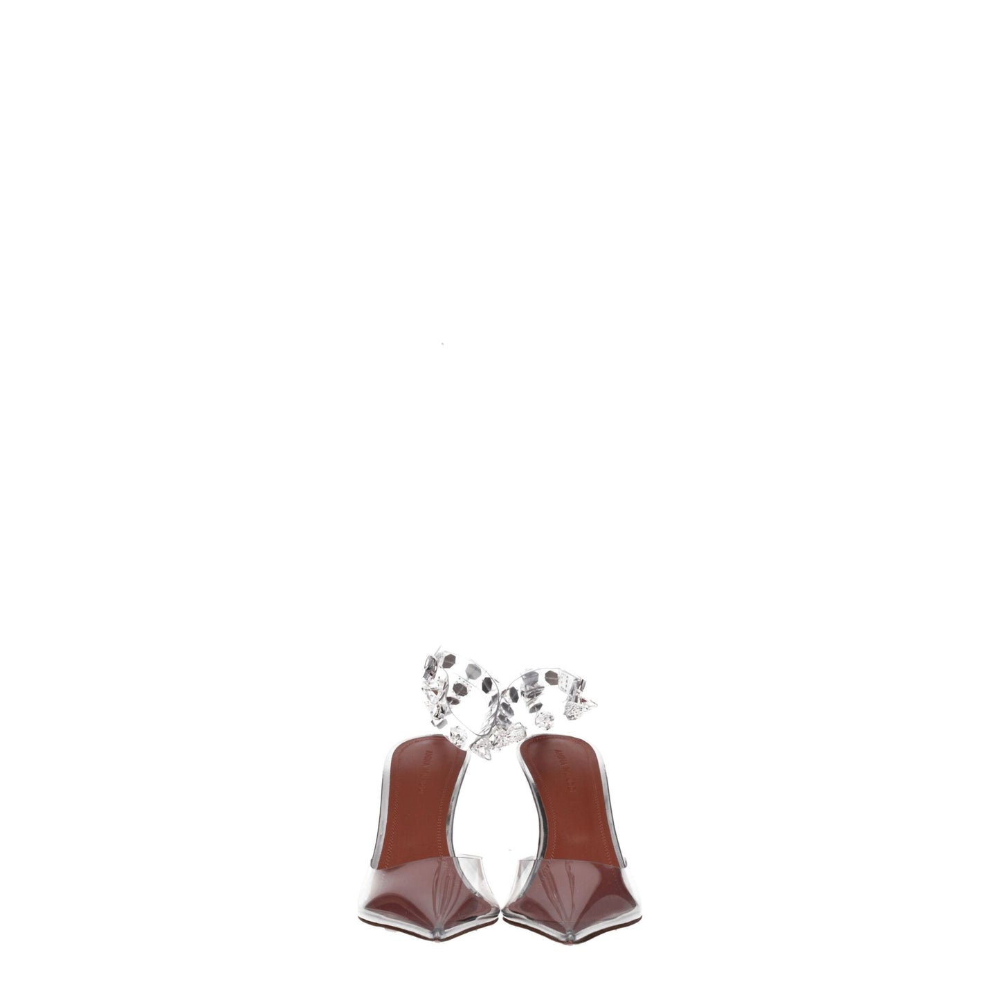 Amina Muaddi Transparent PVC Sandal