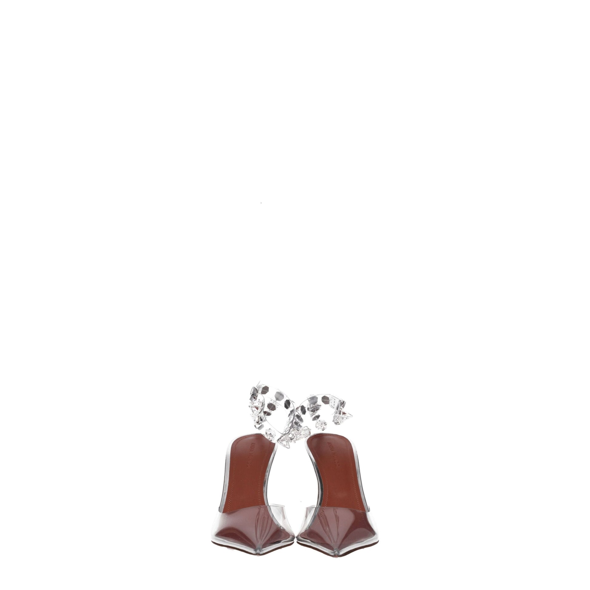 Amina Muaddi Transparent PVC Sandal