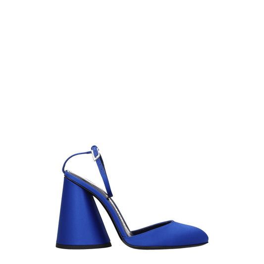 The Attico Blue Satin Sandal: Elegant High Heels for Every Occasion