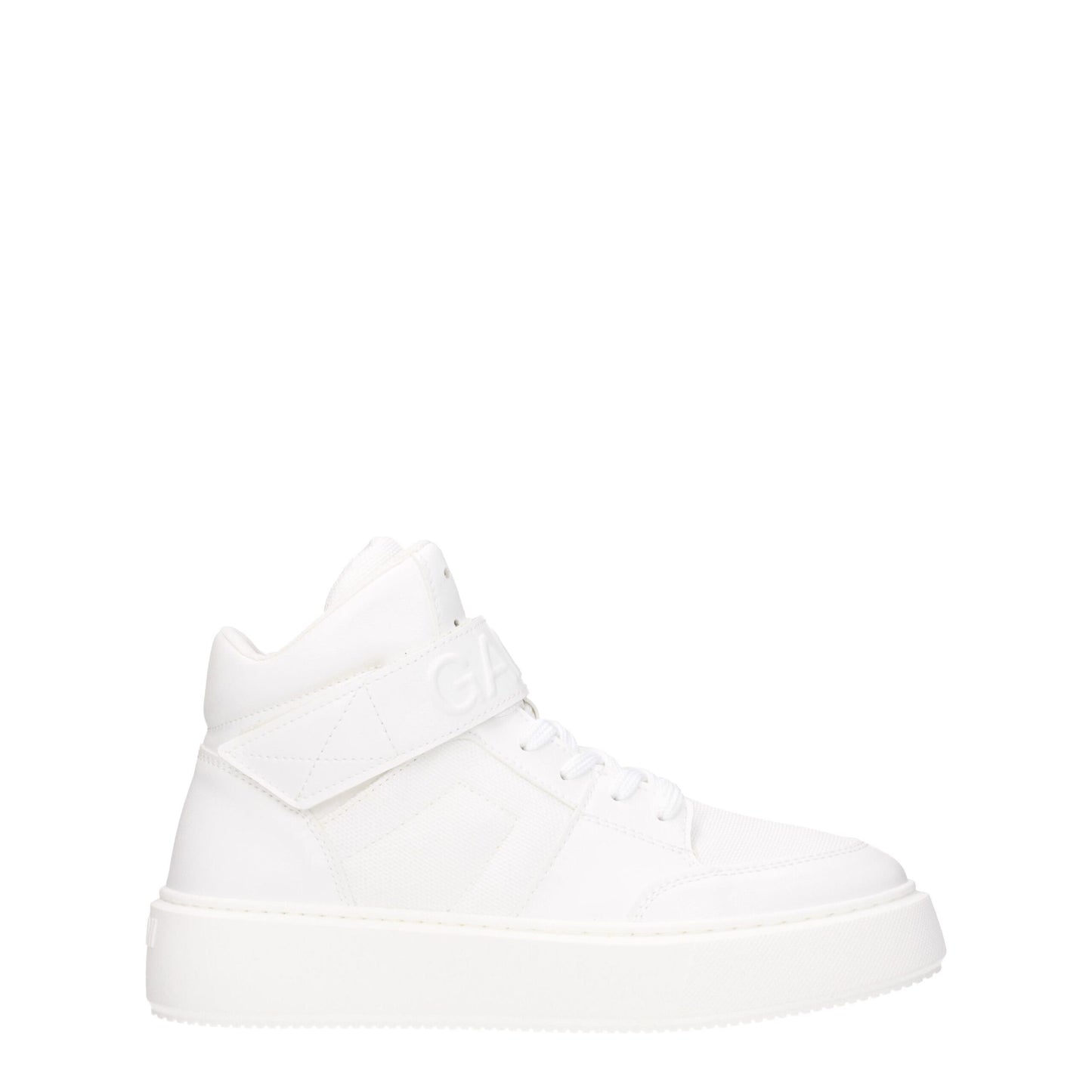 Ganni White Leather Sneakers - Stylish and Comfortable Streetwear